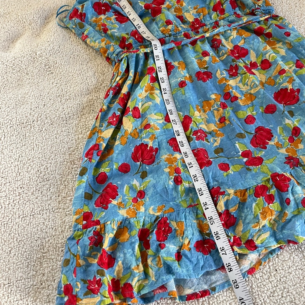LC Lauren Conrad Blue cottage romantic floral  Dress XXL - Picture 8 of 9